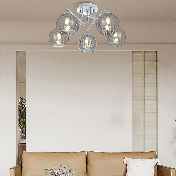 Потолочная люстра Arte Milano Amalfi 326508/5 WH+CR