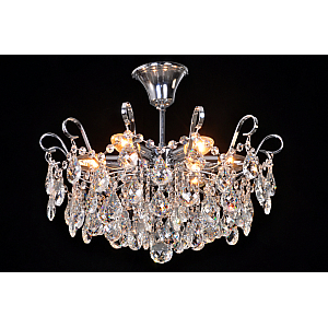 Потолочная люстра Natali Kovaltseva HAPPY DIAMONDS I 11546/6C CHROME