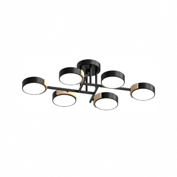 Потолочная люстра LED4U L3211-830 BK Потолочная люстра LED4U L3211-830 BK
