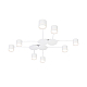Потолочная люстра Arte Lamp Legacy A8024PL-8WH