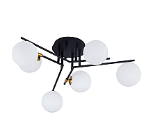 Потолочная люстра Arte Lamp Gemini A2243PL-6BK