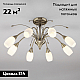 Потолочная люстра Eurosvet Ginevra 30280/8 античная бронза