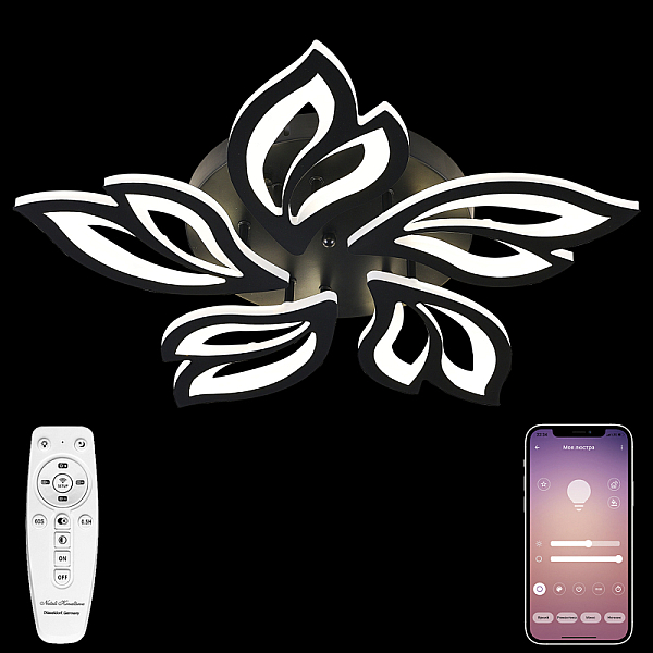 Потолочная светодиодная люстра Natali Kovaltseva High-Tech Led Lamps 82006 Black