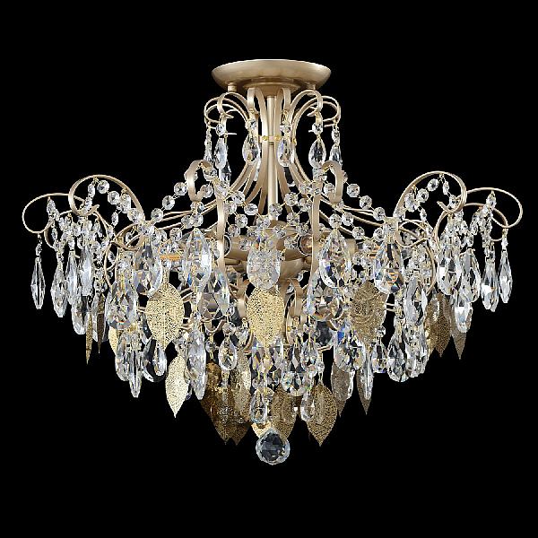Потолочная люстра Crystal Lux Esmiralda PL6 Gold