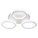 Потолочная светодиодная люстра Escada Centauri 10263/3LED BL