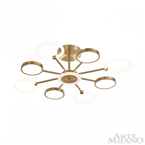 Потолочная люстра Arte Milano Neapolis 277240/8 GD