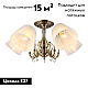 Потолочная люстра Omnilux Leonessa OML-29117-05