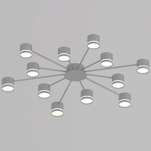 Потолочная люстра Reluce 06730-0.3-12 GX53 GREY