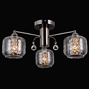 Накладная люстра Natali Kovaltseva LAINA 75091/3C DARK CHROME