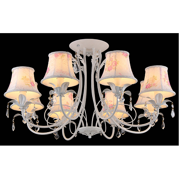 Потолочная люстра Natali Kovaltseva COMO 75000-8C WHITE