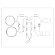 Потолочная светодиодная люстра Ambrella light Comfort LineTech FL51392