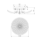 Потолочная люстра Eurosvet Flowers 101015/10 латунь Smart a072174