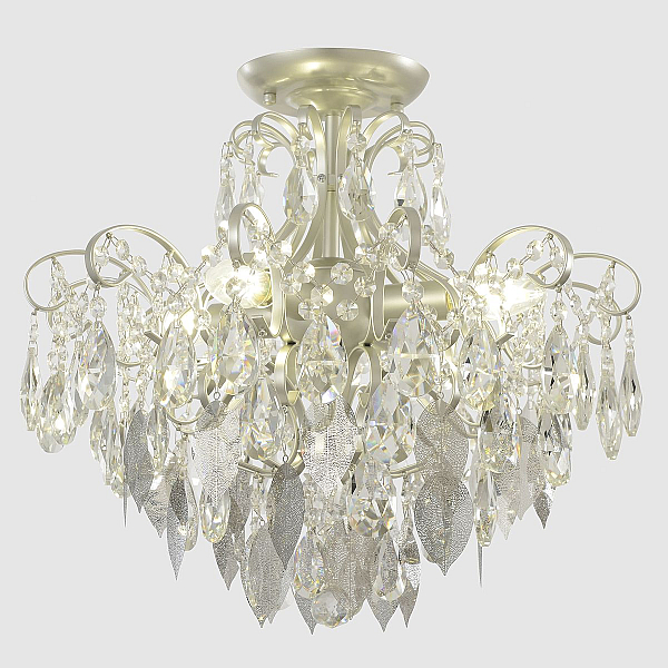 Потолочная люстра Crystal Lux Esmiralda PL4 Silver