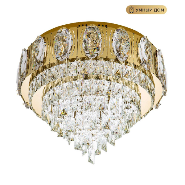 Потолочная люстра LED4U L9438-500 GD с УД Потолочная люстра LED4U L9438-500 GD с УД