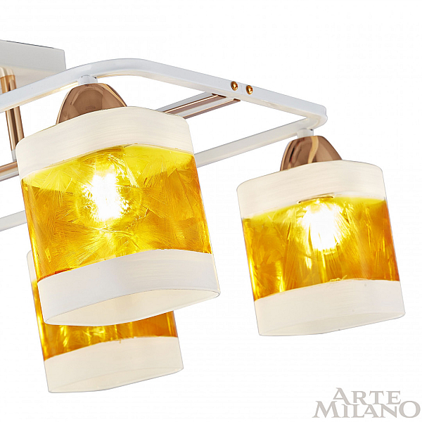 Потолочная люстра Arte Milano Amalfi 322008/6 WH+FG