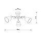 Потолочная люстра Arte Lamp GLASSY A5078PL-3BK