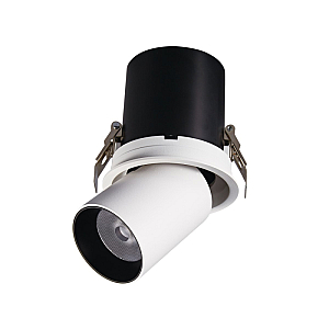 Встраиваемый спот Delight Collection DA3003RR white/black