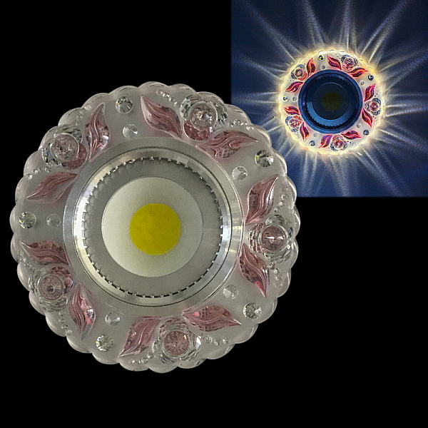 Встраиваемый светильник Reluce 42236-9.0-001PL MR16+LED3W CL/PK