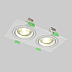Встраиваемый светильник Crystal Lux CLT 002C2 WH V2