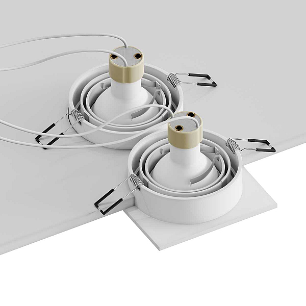 Встраиваемый светильник Hesby Lighting Hesby Breeze IP20,50Вт, GU10, белый HSBL_0098