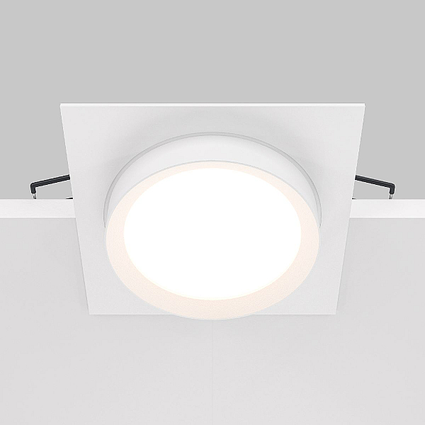 Встраиваемый светильник Maytoni Hoop DL086-GX53-SQ-W