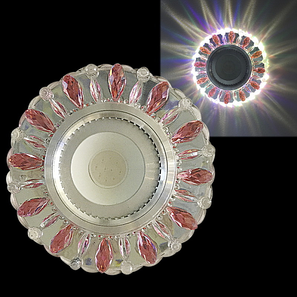 Встраиваемый светильник Reluce 42112-9.0-001PL MR16+LED3W CL/PK+MIX