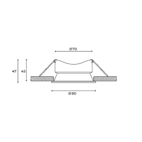 Встраиваемый светильник Hesby Lighting Harstad HSBL_0227