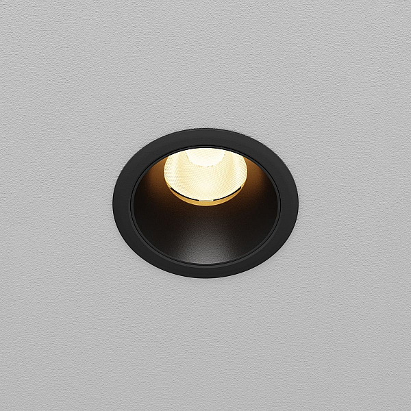 Встраиваемый светильник Maytoni Technical Downlight Dip DL115-10W-3K-B