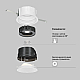 Встраиваемый светодиодный светильник Maytoni Technical Wise DL057-10W3K-W