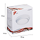 Встраиваемый светильник Reluce Technical 53005-9.0-001RLD GX53 WT