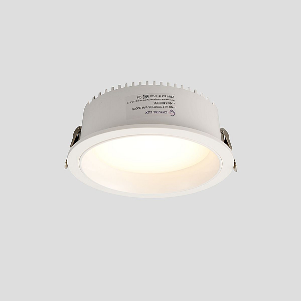 Светильник встраиваемый Crystal Lux CLT 529C135 WH 3000K