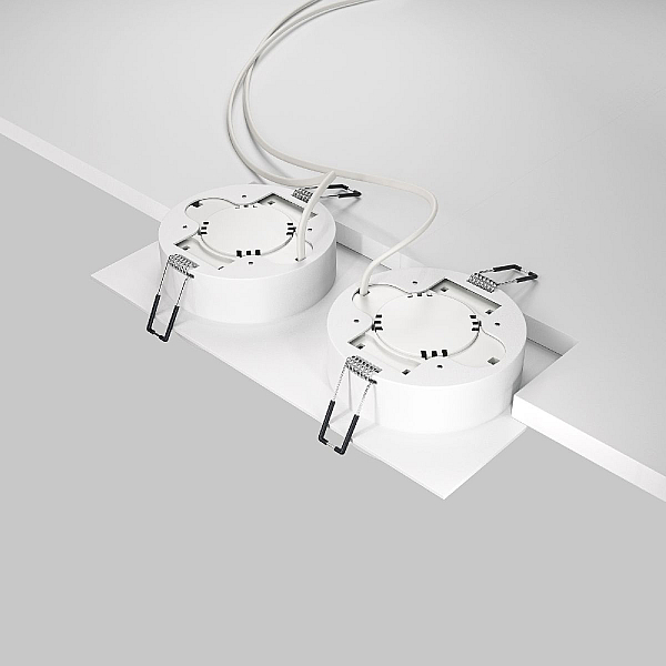 Встраиваемый светильник Maytoni Technical Hoop DL086-02-GX53-SQ-W