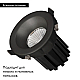 Встраиваемый светильник Arlight MS-ATOLL-BUILT-R86-10W Warm3000 (BK, 36 deg, 230V) 044612