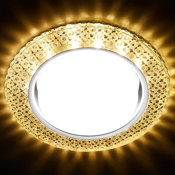 Встраиваемый светодиодный светильник Ambrella light GX53 LED G296 CL/CLD