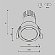 Встраиваемый светильник Maytoni Technical Dip DL116-10W-4K-B