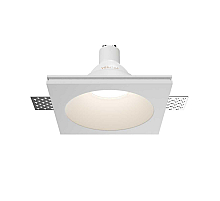 Встраиваемый светильник Maytoni Technical Gyps Modern DL129-GU10-01-W