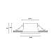 Встраиваемый светильник Hesby Lighting Nova HSBL_0135