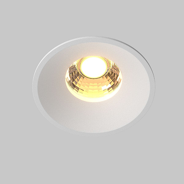Встраиваемый светодиодный светильник Maytoni Technical Round DL058-12W-DTW-W