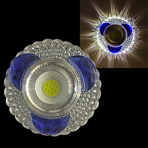 Встраиваемый светильник Reluce 42240-9.0-001PL MR16+LED3W CL/BL
