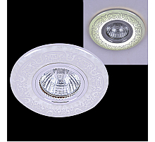 Встраиваемый светильник Reluce 09502-9.0-001MN MR16+LED3W WH/CR