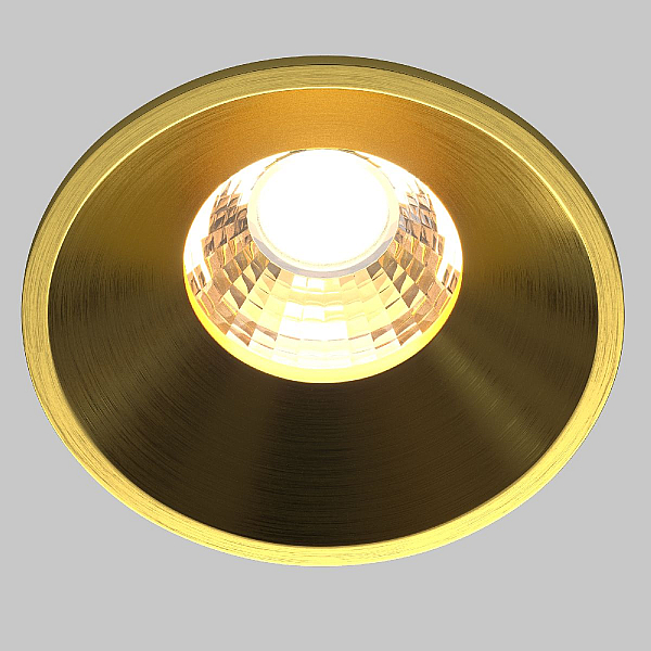 Встраиваемый светодиодный светильник Maytoni Round DL058-7W3K-BS