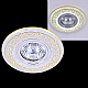 Встраиваемый светильник Reluce 09502-9.0-001MN MR16+LED3W WH/GD