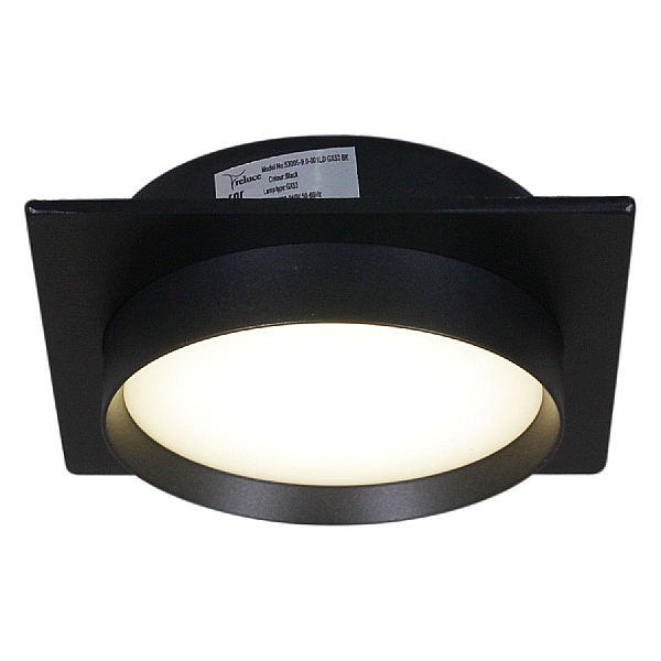 Встраиваемый светильник Reluce Technical 53005-9.0-001LD GX53 BK