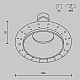 Встраиваемый светильник Maytoni Technical Downlight Share DL126-GU10-TRS-W