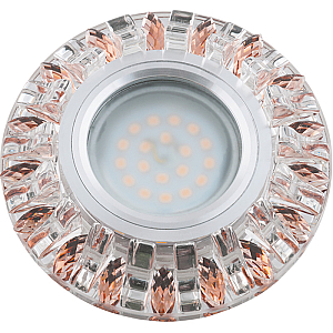Встраиваемый светильник Fametto DLS-L121 GU5.3 CHROME/CLEAR+BRONZE UL-00000368