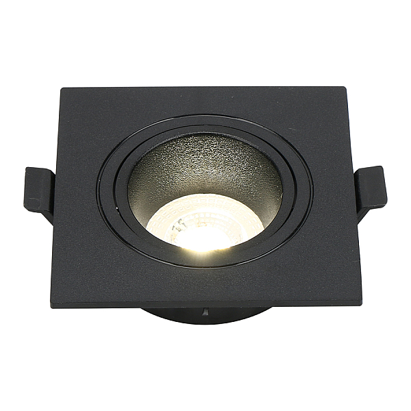 Встраиваемый светильник General GCL-MR16-SQ-BLACK 661283