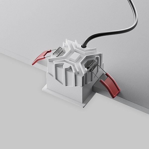 Встраиваемый светильник Maytoni Technical Alfa LED DL043-01-10W3K-SQ-W-1