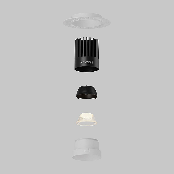 Встраиваемый светильник Maytoni Technical Dip DL121-15W-2.7K-TRS-W