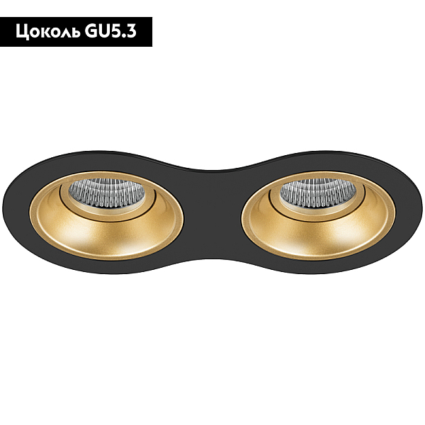Встраиваемый светильник Lightstar Domino D6270303 (214627+214603+214603)