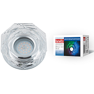 Встраиваемый светильник Fametto Luciole DLS-L122 GU5.3 GLASSY/CLEAR/RGB UL-00000371